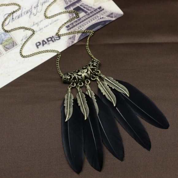 Jewelry - BOHO Feather Festival Necklace